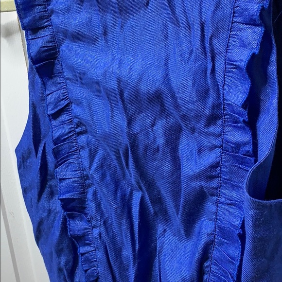 Shiny Cobalt Blue Romper - Picture 4 of 4